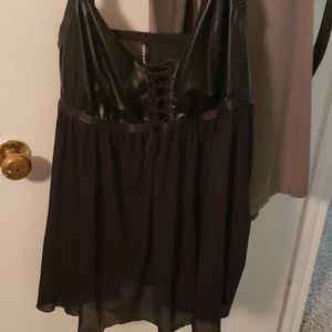 Torrid size 2 babydoll lingerie top